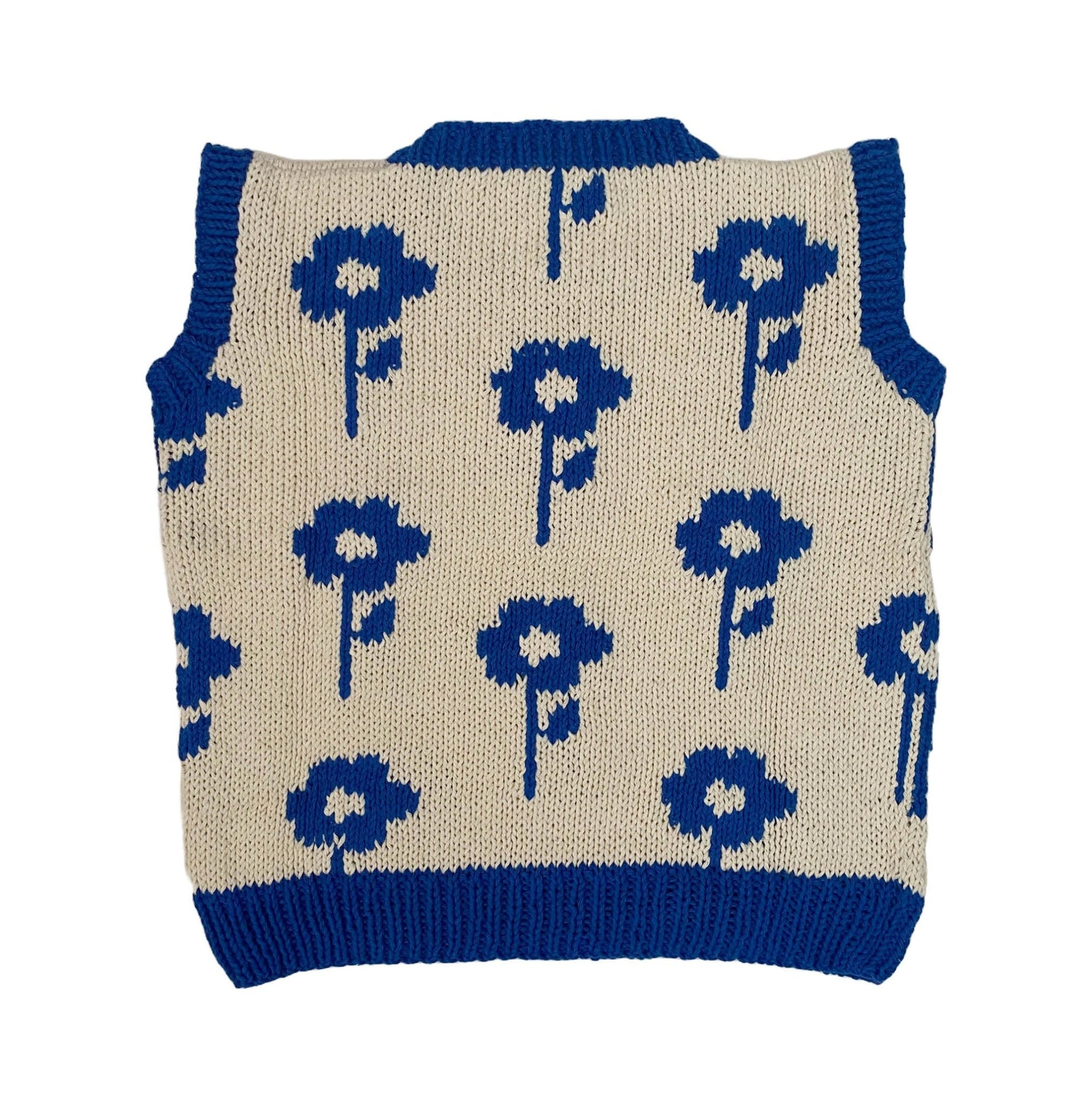 Blue Floral Vest - nidokidswear.com