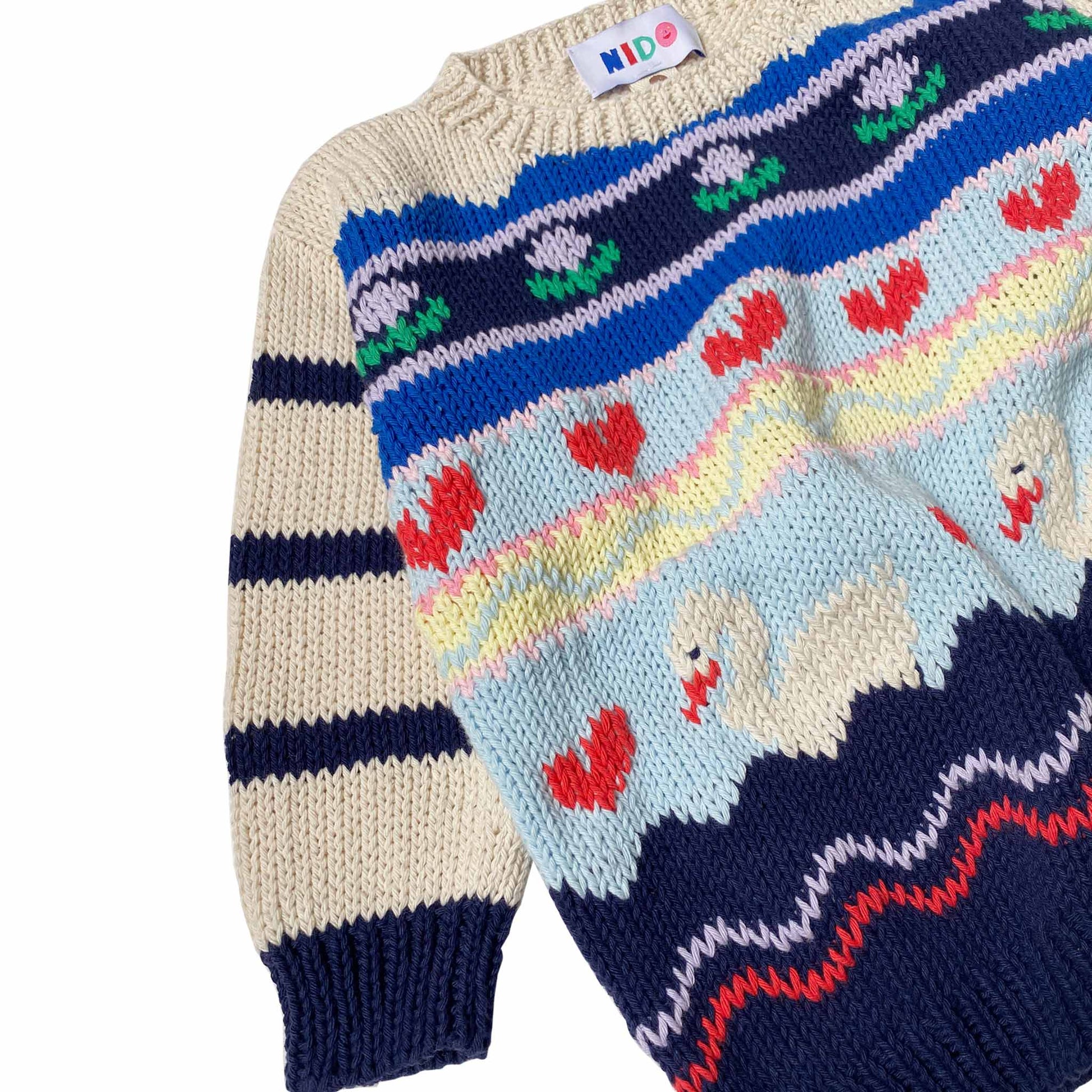 Blue lake sweater - nidokidswear.com