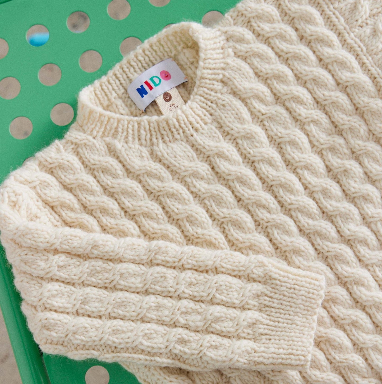 Cable knit sweater - nidokidswear.com