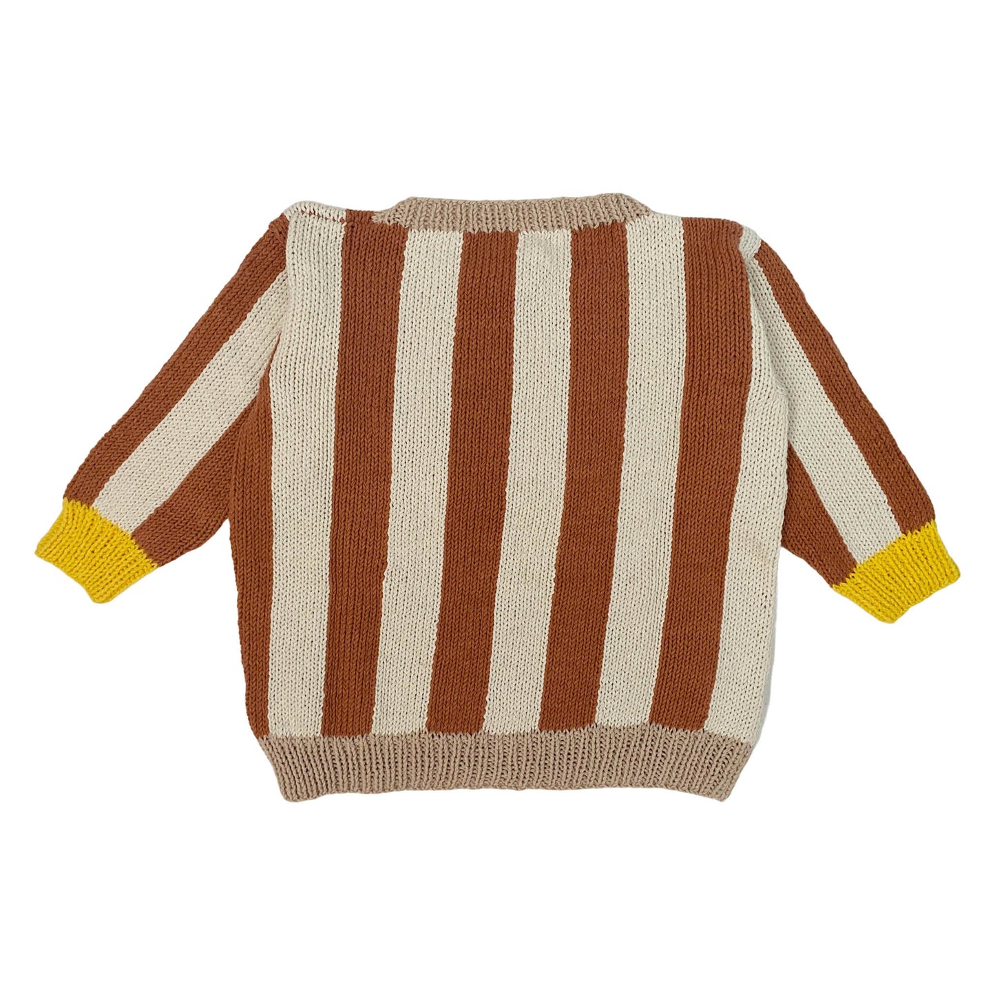 Caramel Stripe sweater - nidokidswear.com