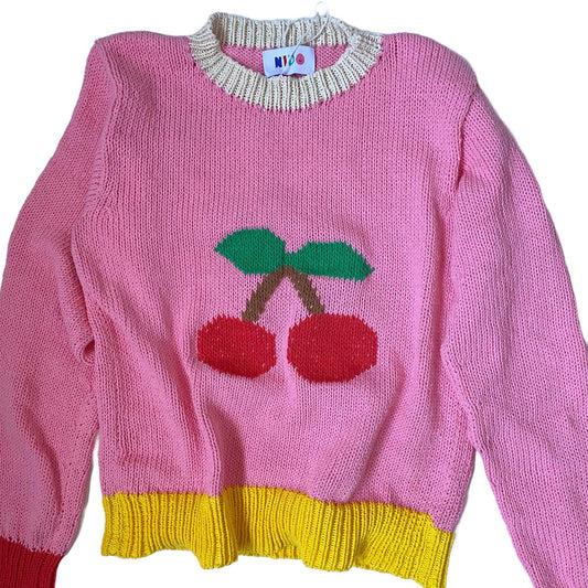 cherry woman sweater