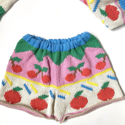 Ecru Tutti Frutti short - nidokidswear.com