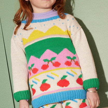 Ecru Tutti Frutti sweater - nidokidswear.com