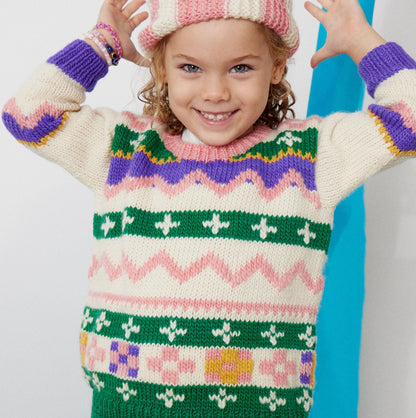 Ginebra sweater - pink - nidokidswear.com