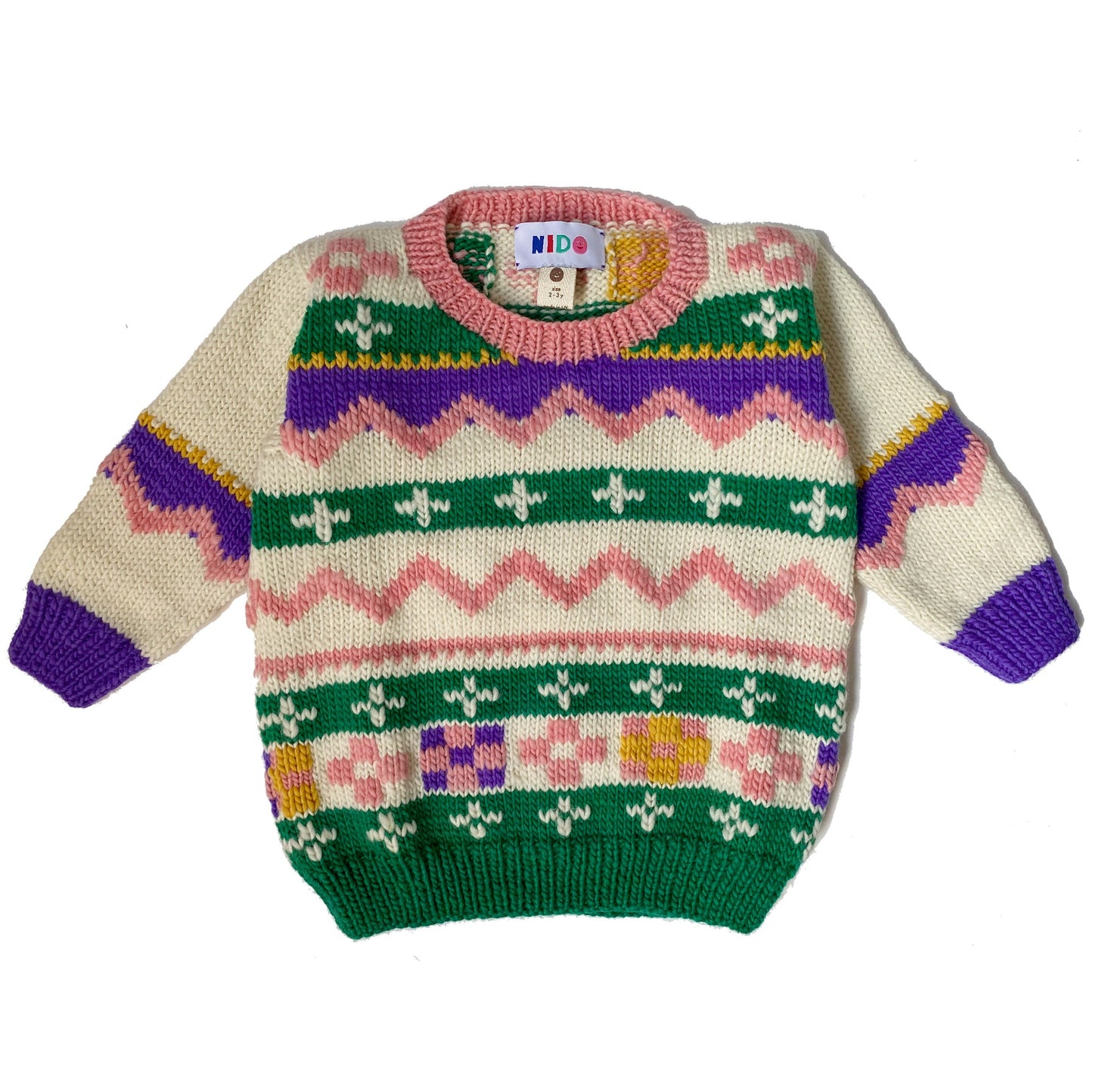 Ginebra sweater - pink - nidokidswear.com