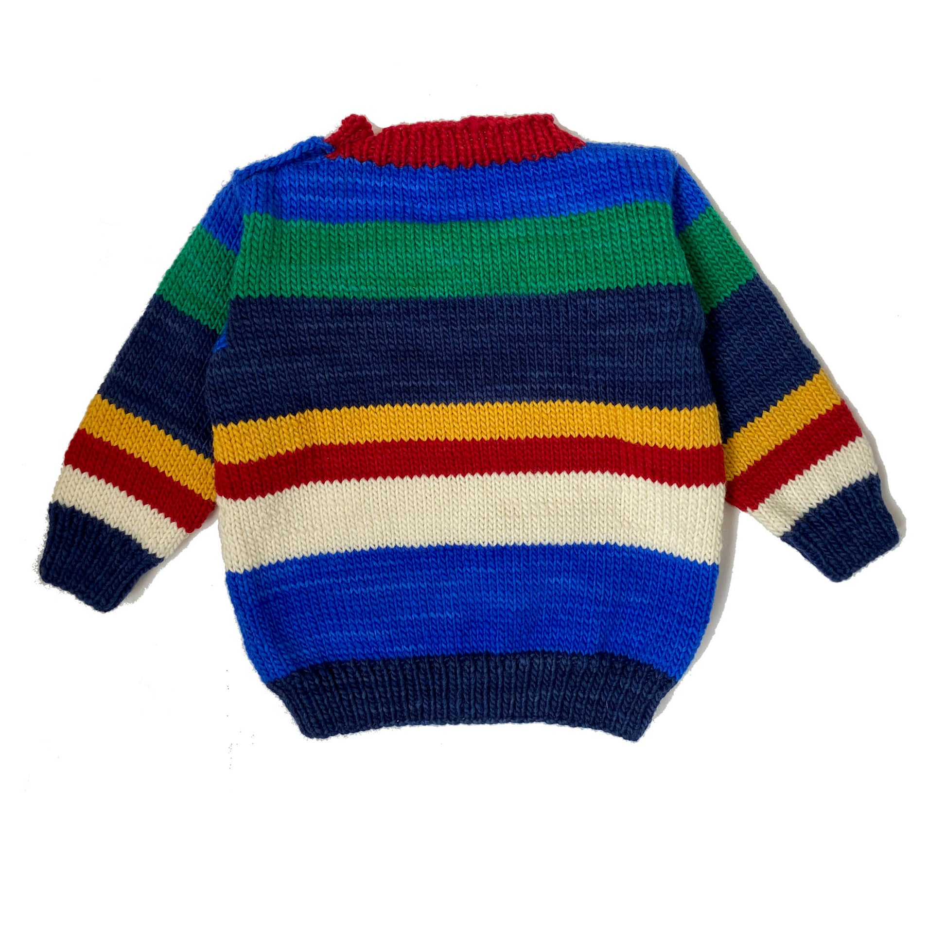 multicolor stripe sweater