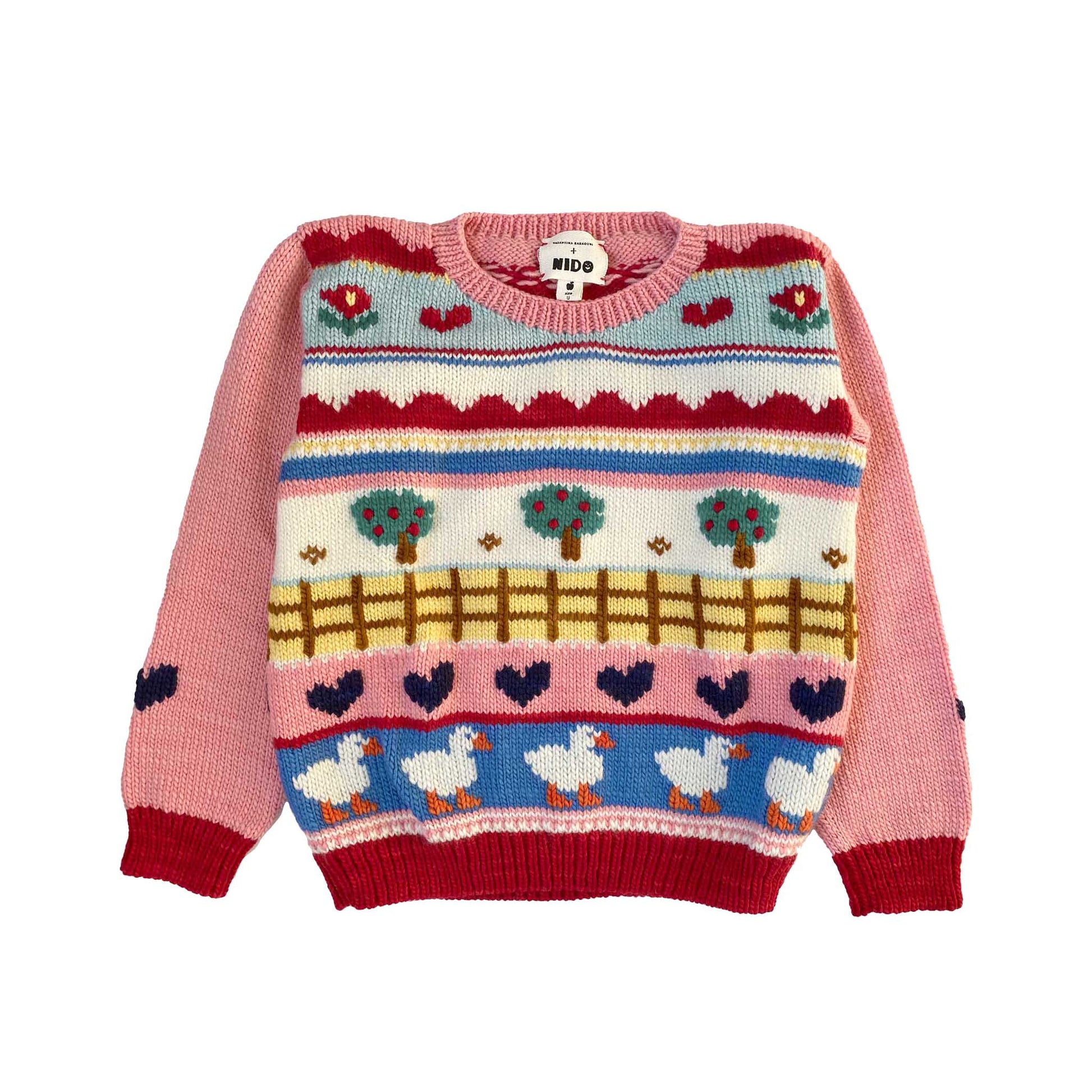 Prado Kids Sweater - Pink - nidokidswear.com