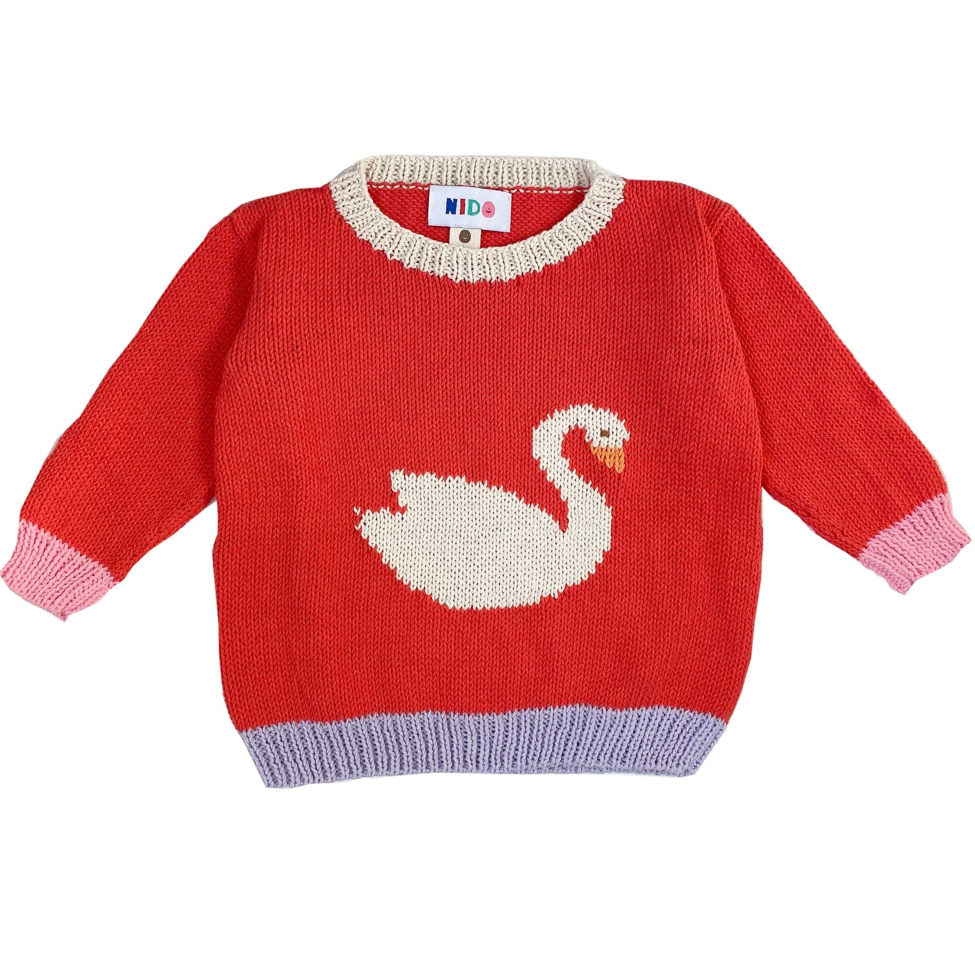 Red Swan Sweater - nidokidswear.com