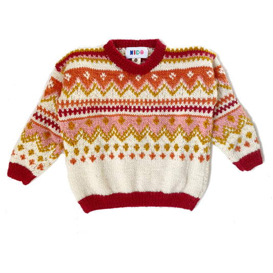 bariloche sweater - red