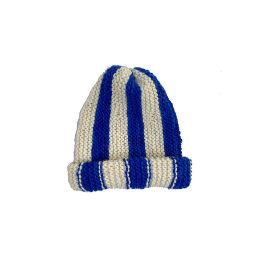 Stripe Beanie Hat I Blue - nidokidswear.com