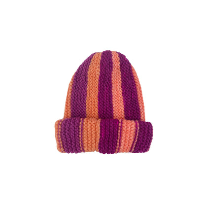 Stripe Beanie Hat I coral - nidokidswear.com