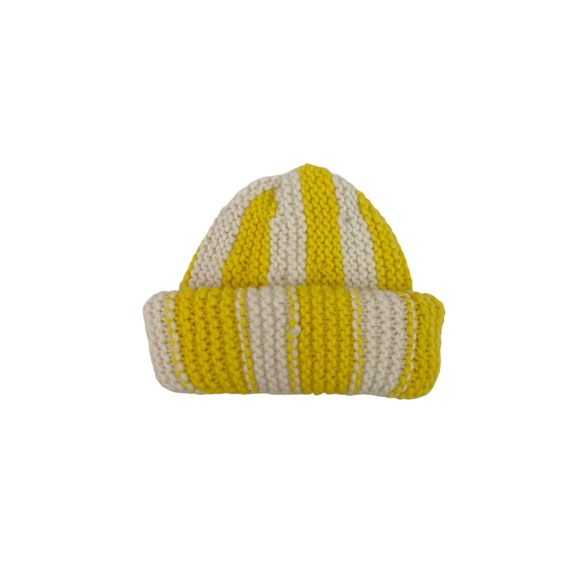 Stripe Beanie Hat I yellow - nidokidswear.com