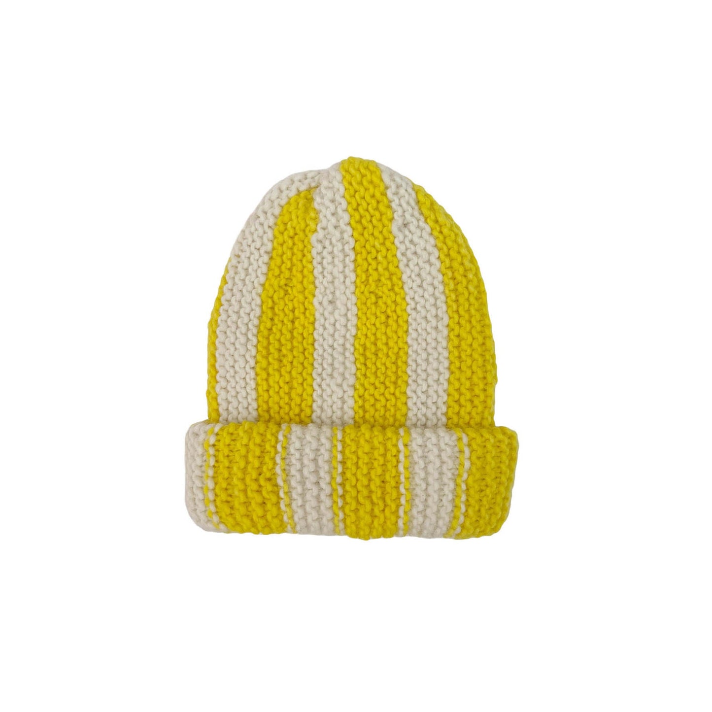 Stripe Beanie Hat I yellow - nidokidswear.com