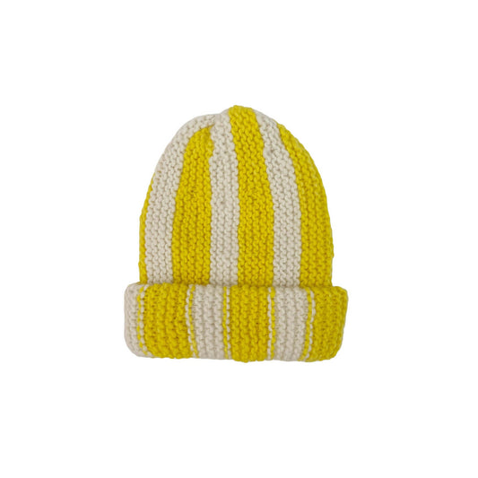 Stripe Beanie Hat I yellow - nidokidswear.com