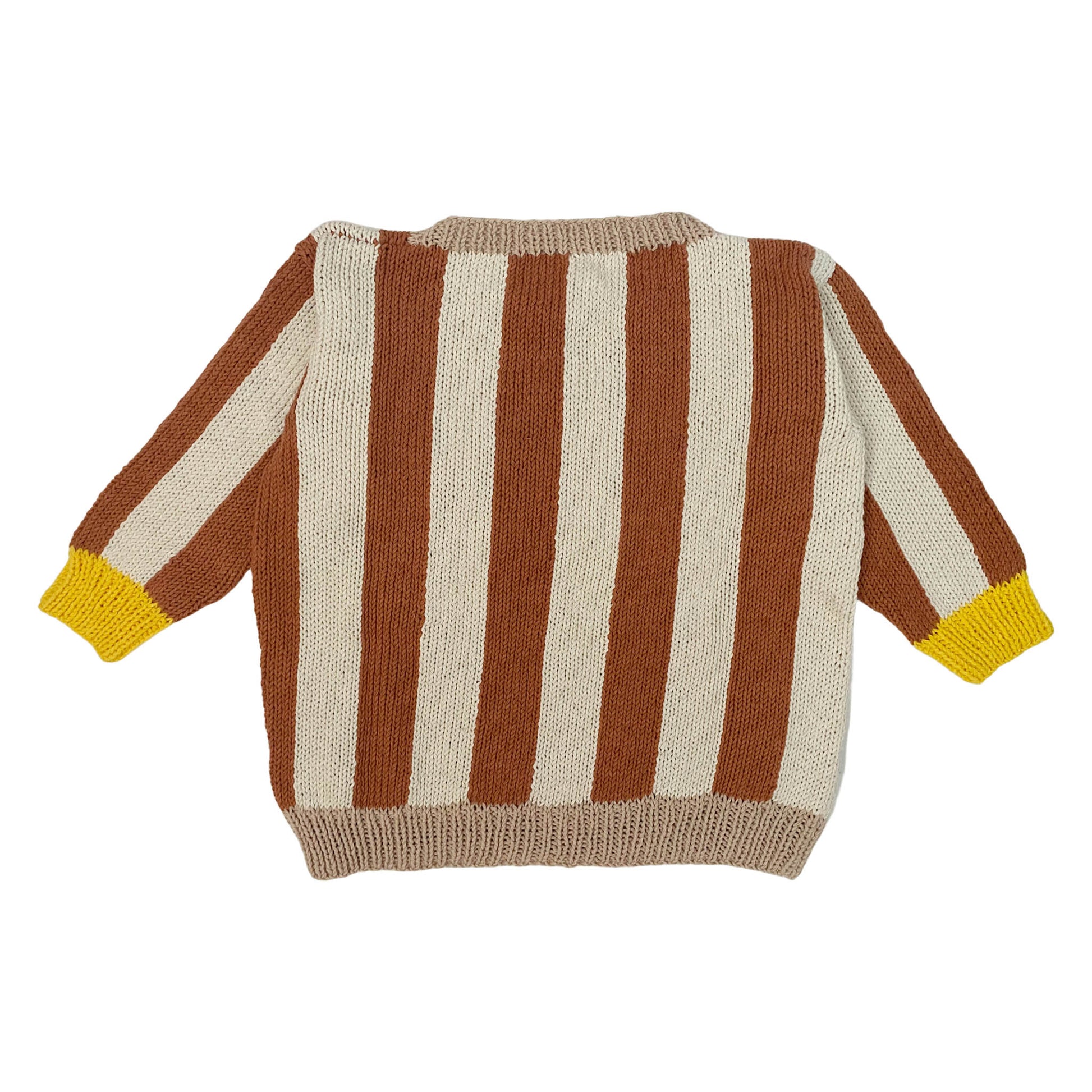 brown stripe sweater