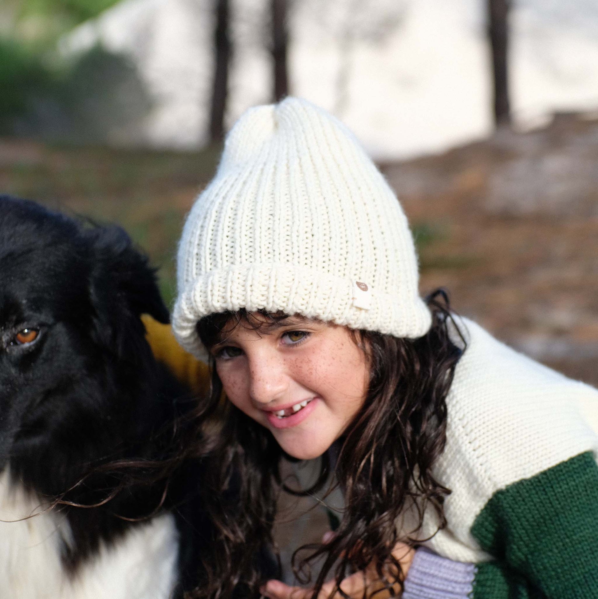 kids hat in merino wool